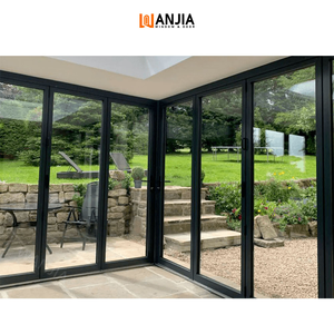 WANJIA <span class=keywords><strong>Porte</strong></span> patio pliante en aluminium <span class=keywords><strong>Porte</strong></span> pliante en verre extérieure insonorisée <span class=keywords><strong>Porte</strong></span> <span class=keywords><strong>accordéon</strong></span> de maison - Product Image 1