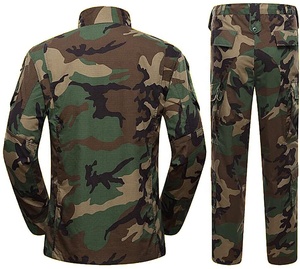 طقم سراويل موحدة تكتيكية مع حزام تمويه قميص موحد قتالي للرجال للصيد التكتيكي - Product Image 5