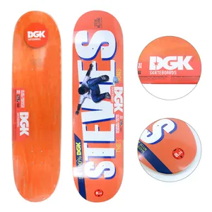Fabrication DGK 8.0 8.125 8.5 planches de skateboard pro en érable canadien personnalisées à 7 plis