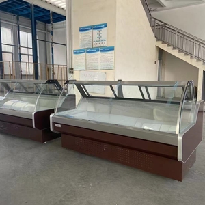 Butcher thiết bị thịt hiển thị Máy làm lạnh Tủ đông Deli tươi thủ môn truy cập không khí làm mát cơ khí nhiệt độ mở tủ thiết kế - Product Image 1