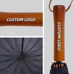 Innovative Wholesale 27 30 Inch Large <b>Windproof</b> Logo Prints Big Luxury Promotional Branded Custom Golf <b>Umbrella</b> - Product Image 3