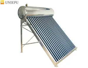 Calentador de agua solar 180l Uniepu Proveedores fáciles de usar Sistemas de agua caliente de energía solar