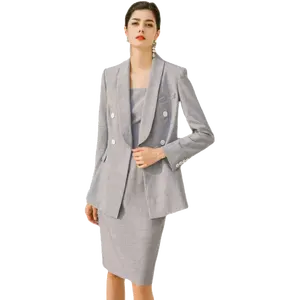 fashion formal elegant church dress suit blazer dresses women lady elegant office lady clothes dress suit