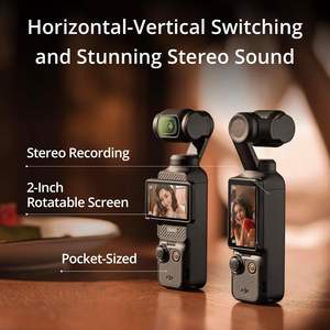 <span class=keywords><strong>Osmo</strong></span> <span class=keywords><strong>Pocket</strong></span> 3 Creator Combo Original Nueva Cámara de Acción portátil para video y uso de drones PTZ Anti-Shake Vlog Cámara de bolsillo - Product Image 2