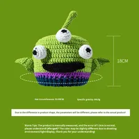 Bonnet tricoté unisexe motif crâne de dessin animé, broderie 3D, thème démon, chaud pour l'hiver, vert, pour Halloween, Noël et fêtes, idéal comme cadeau