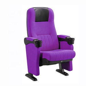 Easy — chaises <span class=keywords><strong>de</strong></span> <span class=keywords><strong>cinéma</strong></span> pliables en tissu rouge, sièges <span class=keywords><strong>de</strong></span> <span class=keywords><strong>cinéma</strong></span> <span class=keywords><strong>de</strong></span> luxe moderne avec manchette, nouveau Design fabriqué en chine, en vente - Product Image 4