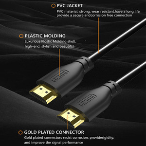 Cable de Video <span class=keywords><strong>HDMI</strong></span> a <span class=keywords><strong>HDMI</strong></span> Ultra HD de Alta Velocidad 4k 60hz 18gbps 1 <span class=keywords><strong>M</strong></span> 5 Metros <span class=keywords><strong>10</strong></span> Metros Chapado en Oro Hdtv 15+1 - Product Image 4