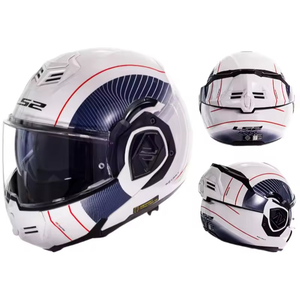 Casco de Motocicleta <span class=keywords><strong>LS2</strong></span> FF901 Nuevo con Doble Visera ABS para Hombre, Cierre Rápido, Correa de Bloqueo Plana, Caja Original, Homologado por <span class=keywords><strong>DOT</strong></span>, para Todas las Estaciones - Product Image 3