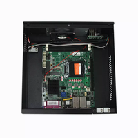 Casing Server ringkas sistem ganda casing terpasang rak ITX Mini kedalaman 230mm