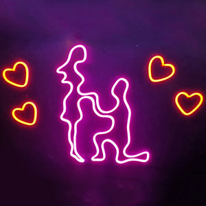 Led Della Ragazza <span class=keywords><strong>Delle</strong></span> <span class=keywords><strong>Donne</strong></span> Della Signora Del Corpo Labbra Ubriaco In Love Resina Epossidica Giapponese Neon Sign - Product Image 2