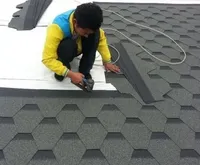 Industrial Design Style Leichte Glasfaser 3-Tab Blue Shingles & Octagon Flash ing für Asphalt Dachs chuppen Option