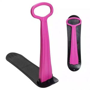 Snowboard Skis Pliable Scooter Ski Glace En Plein Air Enfants Kick Poignée Pliante Adulte Pousser Traîneaux Herbe Toboggan <span class=keywords><strong>Luge</strong></span> 2 Snow Board - Product Image 4