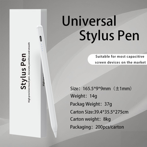유니버설 스타일러스 펜 터치 스크린 펜 실시간 4 파워 라이트 디스플레이와 Android 용 활성 스타일러스 태블릿 펜 - Product Image 6