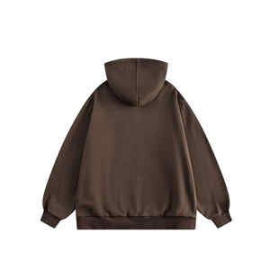 Men's Regular Sleeve Solid <b>French</b> Terry Autumn Hoodies Custom Cotton Polyester Sweatshirts Comfortable Clothing - Product Image 4