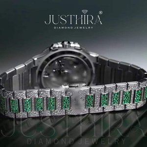 High Quality Moissanite Diamond Quartz <b>Watch</b> <b>Men</b> Business Style Waterproof <b>Wrist</b> <b>Watch</b> Available At Wholesale Price - Product Image 4