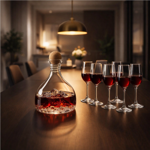 Ensemble <span class=keywords><strong>de</strong></span> carafes <span class=keywords><strong>de</strong></span> luxe Iceberg, 7 pièces : Sublimez votre expérience <span class=keywords><strong>vin</strong></span> et whisky - Product Image 2