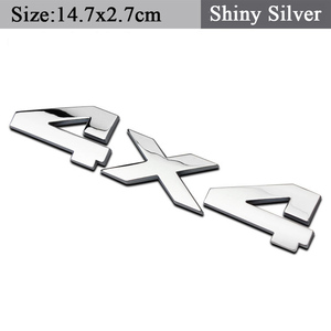 Pegatinas Metálicas Impermeables de Lujo para Carrocería de Automóvil, Emblemas con Logotipo <span class=keywords><strong>4X4</strong></span> de Edición Limitada para Wrangler SUV Compass (Autoadhesivas) - Product Image 6