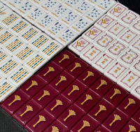 Tuiles de Mahjong Américaines Pliables Modernes en Gros Expédition Rapide Acrylique Gravé 160 Tuiles Personnalisées Luxe Portable Kit de Voyage