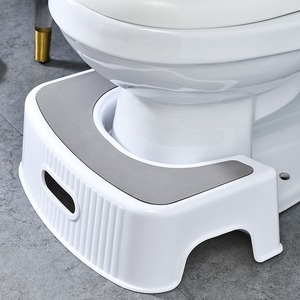 Tabouret de toilette antidérapant pour adultes et enfants, en matériau PP, lavable en machine - Product Image 3