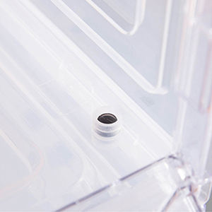 Portable Foldable Detachable Magnetic Door Shoe Organizer <b>Box</b> Stackable Transparent <b>Plastic</b> Design for Living Room - Product Image 5