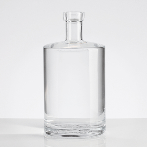 750ml Clair Plat <span class=keywords><strong>Cognac</strong></span> <span class=keywords><strong>Liqueur</strong></span> Gin Vodka Whisky Esprit Bouteille En Verre - Product Image 3