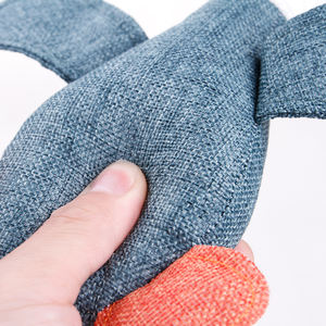 Toptan yumuşak uçan ördek gıcırtılı peluş sondaj köpek oyuncak Pet tedarikçisi - Product Image 6