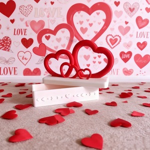 Caja de Regalo en Forma de Corazón para el Día de San Valentín, Caja de Regalo de Amor Personalizada Mediana para Uso en Interiores - Product Image 1