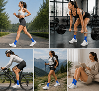 Chaussettes de bébé professionnelles pour hommes et femmes, de Compression, pour soulager les œdèmes, pince de soutien de la cheville et de l'arc