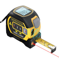 Mètre laser infrarouge haute précision 60m 3-en-1 avec niveau laser croisé pour la décoration intérieure LIAN-CJY