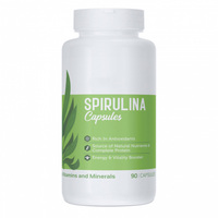 Capsules de spiruline de marque privée supplément de capsule de spiruline