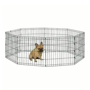 Best-selling high quality wire outdoor pet pen Portable dog pen 8 board 8 board puppy sports pen