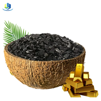 Charbon actif de coque de noix de coco 6X12 mailles granulaires, emballé en sac résistant à l'eau pour une récupération efficace de l'or, économique au kg