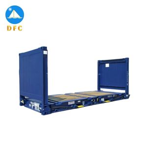 ตู้คอนเทนเนอร์แบบ <span class=keywords><strong>Flat</strong></span> <span class=keywords><strong>Rack</strong></span> ขนาด 20 ฟุต 20' สำหรับขนส่ง ได้รับการรับรองมาตรฐาน ISO พร้อมเสาเข้ามุมแบบติดตั้งถาวร มีจำหน่าย - Product Image 3