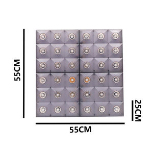 36x4w <strong>Matrix</strong> <strong>Led</strong> Rgbw 4in1 Wash Light Dmx Stage Background Lights Music Dj Voice Control Panel Lamp Concert Party Decorations - Product Image 6