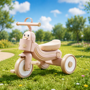 <span class=keywords><strong>Triciclo</strong></span> Moderno <span class=keywords><strong>de</strong></span> Plástico para Bebés con Manillar <span class=keywords><strong>de</strong></span> Empuje, Colorido, para Niños <span class=keywords><strong>de</strong></span> 2 a 4 Años, Unisex, Asiento Seguro, Diversión al Aire Libre, Regalo, Juguetes para Niños - Product Image 6