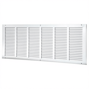 ตะแกรงระบายอากาศแบบติดผนัง ขนาด 30x10 นิ้ว (ขนาดช่องลมเข้า 30 นิ้ว x 10 นิ้ว) ฝาครอบช่องระบายอากาศแบบแบน ขนาดภายนอก 31.75 นิ้ว x 11.75 นิ้ว ผลิตในประเทศจีน - Product Image 1