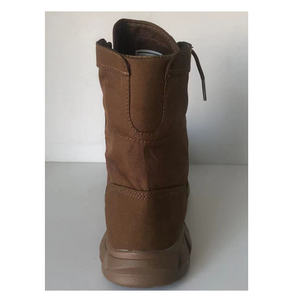 รองเท้าบูทคอมแบท HBA29 รุ่นซุปเปอร์ไลท์เวท สำหรับฤดูร้อน ระบายอากาศได้ดี รุ่น TSB01 สีน้ำตาลเข้ม ระบายอากาศได้ดี ทำจากหนังกลับ - Product Image 5