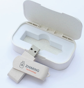 แฟลชไดรฟ์ความเร็วสูง2.0ดีไซน์รูปต้นข้าวสาลีเป็นมิตรต่อสิ่งแวดล้อม USB 2.0 USB - Product Image 6
