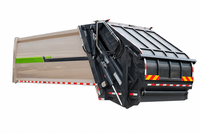 Camion compacteur à ordures diesel 20-22cbm avec grande capacité, norme d'émission Euro 6, transmission 6x4 pour la gestion des déchets urbains