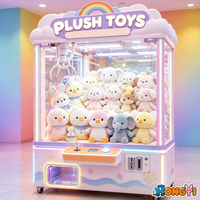 Peluches de 8 pouces, motifs Canard Arc-en-ciel, Lapin et Chien Japonais, pour les prix de jeux de grue et d'arcade, cadeaux pour les magasins de jouets et les événements de carnaval