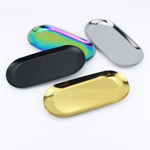 Custom Portable Smoking Accessory Herb Tobacco Stainless Steel <b>Rolling</b> Tray - Product Image 3