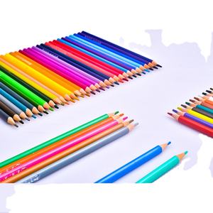 Crayons de couleur effaçables en bois de peuplier Bonvada pour étudiants, 12, 18, 24, 36, 48 couleurs, pour l'école et le bureau - Product Image 1