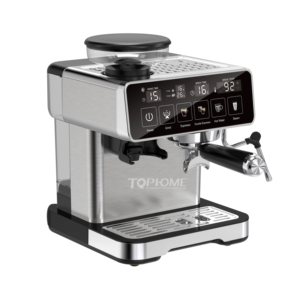 Italian Stainless Steel Digital Espresso <b>Coffee</b> <b>Maker</b> Full-Automatic 20Bar High Milk Frother Household Machine - Product Image 5