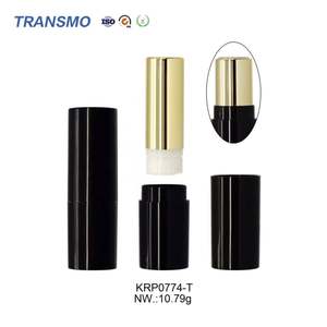 Tube de baume à lèvres remplaçable, emballage de baume à lèvres écologique, tube de rouge à lèvres vide rechargeable noir - Product Image 1