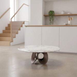ฐานสแตนเลสสตีลทรงกรวยที่ถูกตัดทอนสำหรับโต๊ะอาหารแบบอิตาลีหรูหรา - Product Image 6