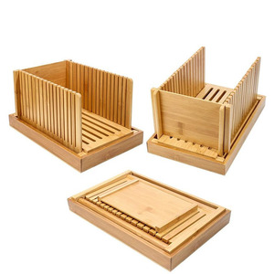 Trancheuse à <span class=keywords><strong>pain</strong></span> en bambou-Diviseur de <span class=keywords><strong>pain</strong></span> de cuisine multifonctionnel-Plateau de rangement de miettes de <span class=keywords><strong>pain</strong></span>-Trancheuse à <span class=keywords><strong>pain</strong></span> grillé - Product Image 3