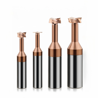 Fresa de ranurado de carburo de tungsteno de 4-16 mm, brocas de router de 4/6 filos, herramienta CNC de alta precisión, cortador de fresado en T, OEM/ODM