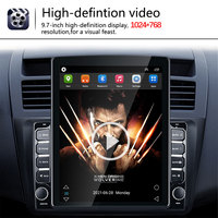 Proveedor IYING, Radio para Auto con Bluetooth y Android de 9.7 Pulgadas, Estilo Tesla, Reproductor de Audio Estéreo para Auto con Carplay, Reproductor de DVD