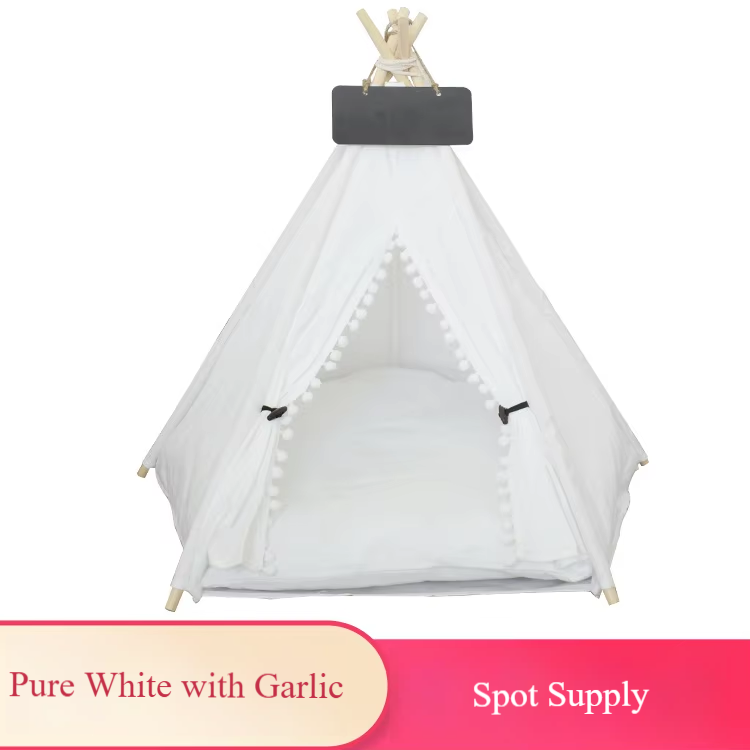 Pure white with ball canvas folding