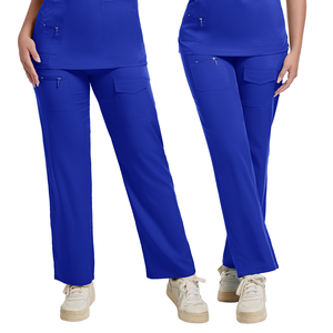 Anti rughe scrub medico chirurgico dentista veterinario pigiama infermiere forniture da <span class=keywords><strong>lavoro</strong></span> top e pantaloni set uniforme per le donne medico - Product Image 3